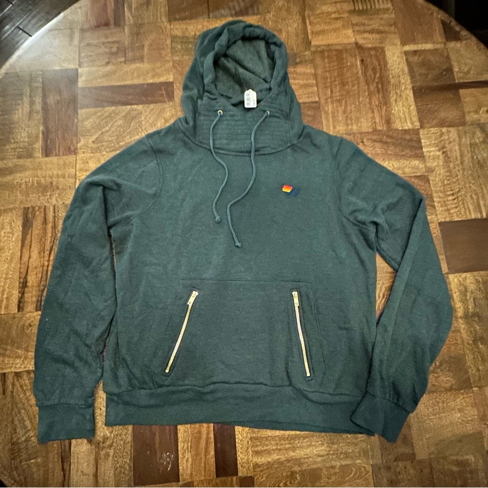 NWT Aviator Nation Ninja Hoodie XL Charcoal - Picture 2 of 6